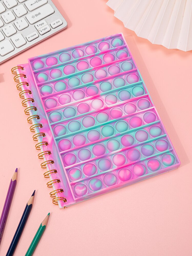 Rainbow Pop It Notebook- A5 Size