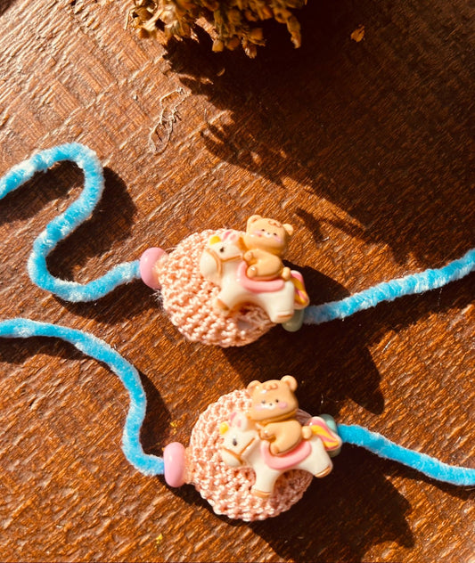KN-14 Horsie Theme Rakhi for Kids – Quirky & Fun Animal Rakhi