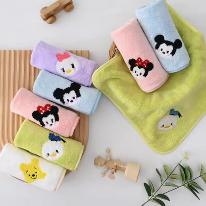 Disney-Inspired Kids Hand Towels / Napkins – Gift Set of 5 | Soft & Fun Towels for Kids & Toddlers