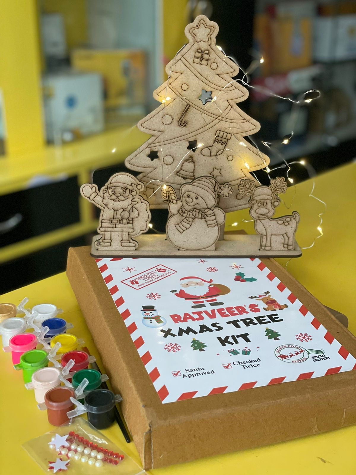 DIY Christmas Tree Activity Kit – A Personalized Holiday Craft for Kids!