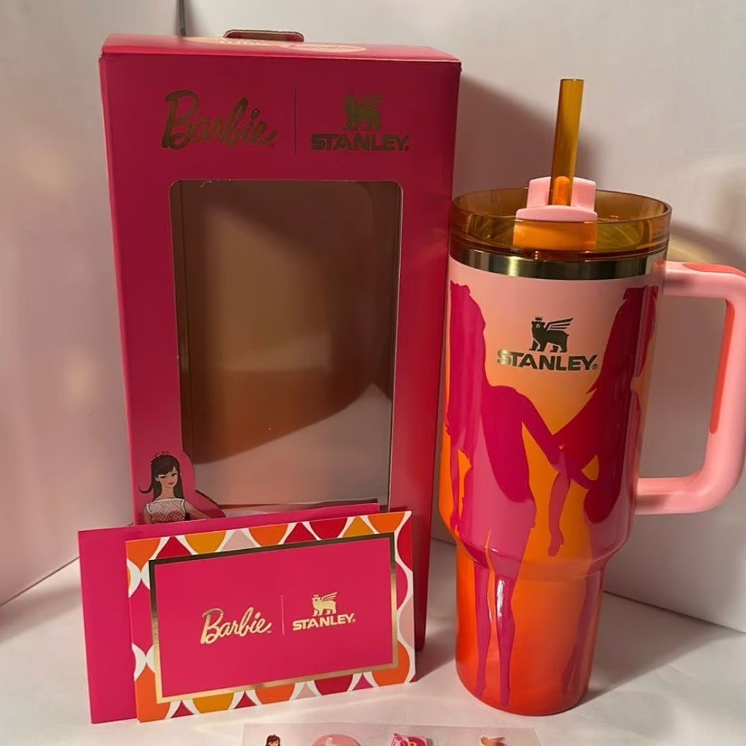 Barbie x Stanley Limited Edition Insulated Tall Tumbler with Lid & Straw (40 oz / 1200 ml)