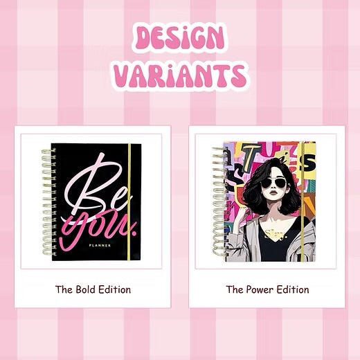 2026 Planner Combo Set – Diary, Weekly Planner, Desk Calendar,  Sticker Book & Bookmark | Cute Organiser Gift Set for Kids, Teens & Stationery Lovers India