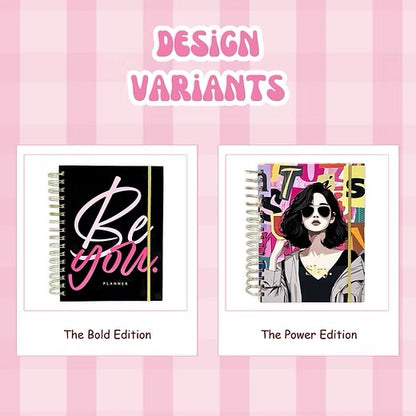 2026 Planner Combo Set – Diary, Weekly Planner, Desk Calendar,  Sticker Book & Bookmark | Cute Organiser Gift Set for Kids, Teens & Stationery Lovers India