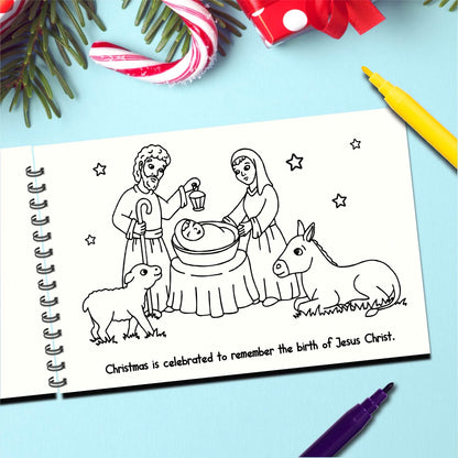 Personalized Christmas Coloring Book