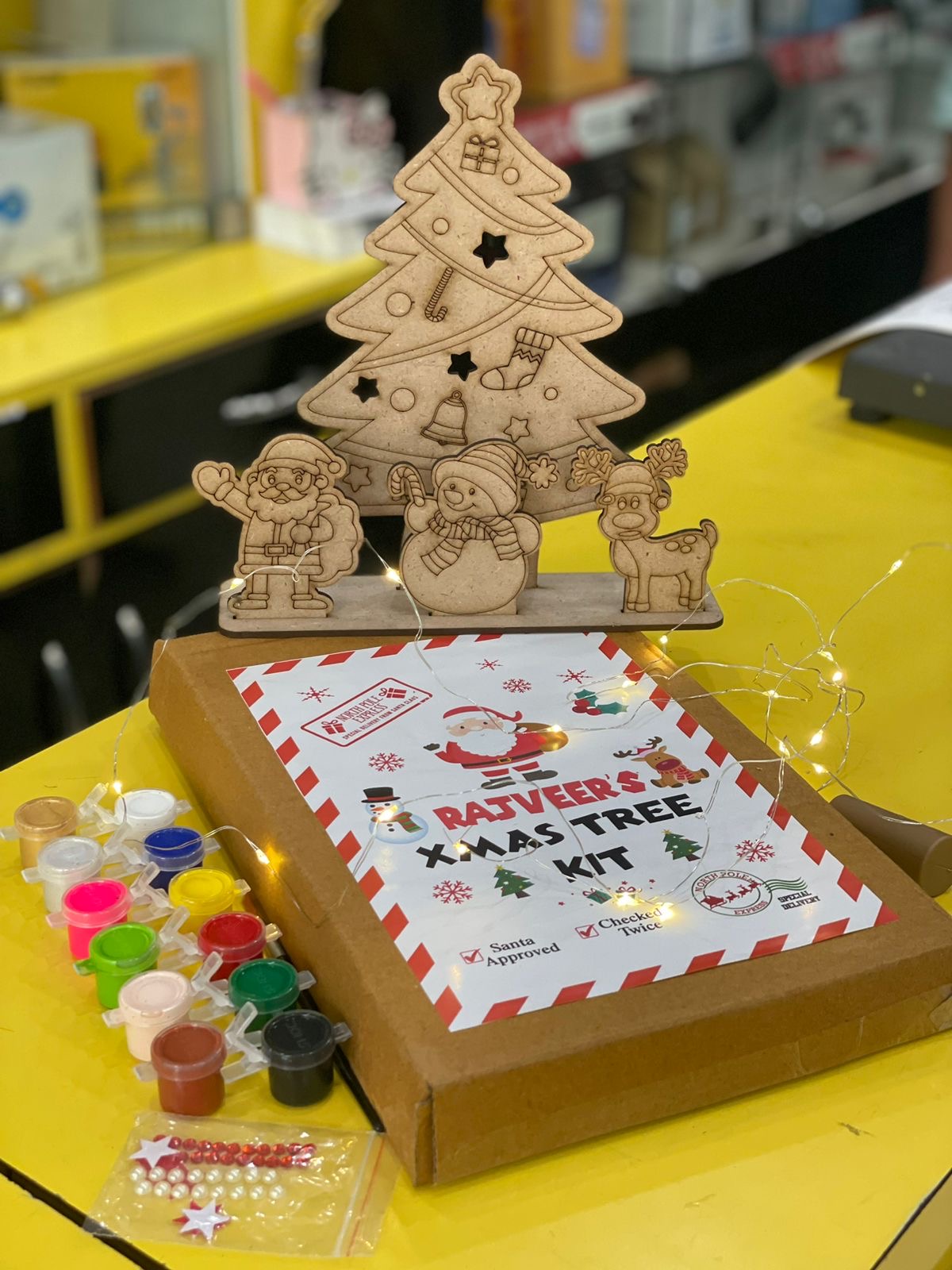 DIY Christmas Tree Activity Kit – A Personalized Holiday Craft for Kids!