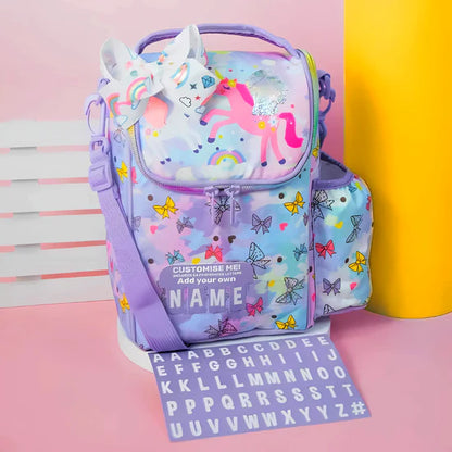 Customisable Insulated Lunch Bag – Sports, Unicorn, Space, Dino Theme & More (Vest Brand Inspired)