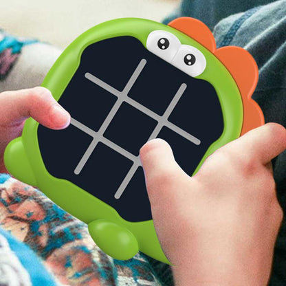 Animal Theme Electric Tic Tac Toe Game – Light-Up 2-in-1 Portable Game for Kids | No Screen Fun