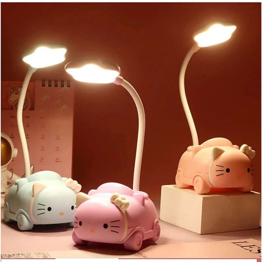 Quirky Star-Shaped USB Rechargeable Lamp – Mobile Holder & Stationery Organizer