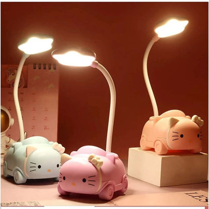 Quirky Star-Shaped USB Rechargeable Lamp – Mobile Holder & Stationery Organizer