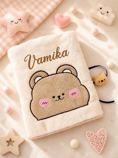 SKH- 07 Personalized Baby Towel with Toy Rakhi Gift Box | Newborn Baby Rakhi Gift | Raksha Bandhan 2026
