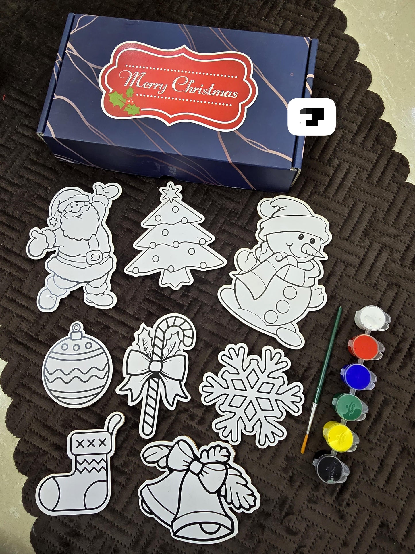 Christmas-Themed DIY Fun Magnetic Activity Set (DIY SET)