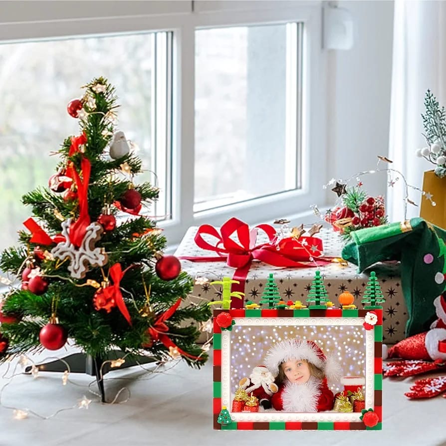 DIY Christmas LEGO Photo Frame Giftset Box