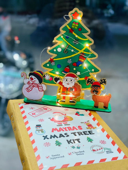 DIY Christmas Tree Activity Kit – A Personalized Holiday Craft for Kids!