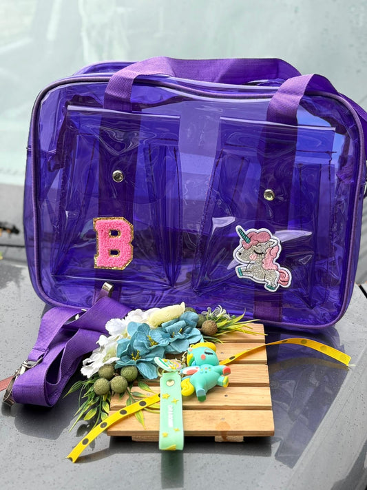Premium Quality Double Pocket Multipurpose Jelly Neon Bags – With Rakhi Gift Combo