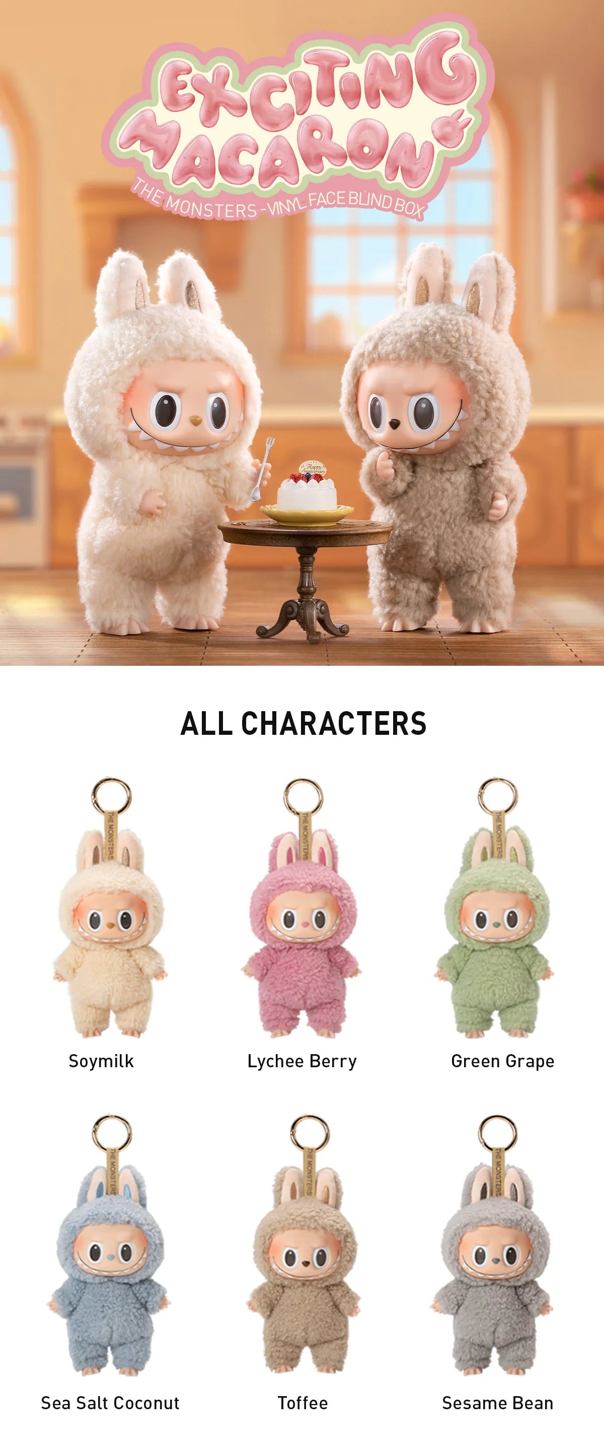 ぬいぐるみ・マスコット Labubu THE MONSTERS Exciting Macaron labubu-v1-the-monsters-