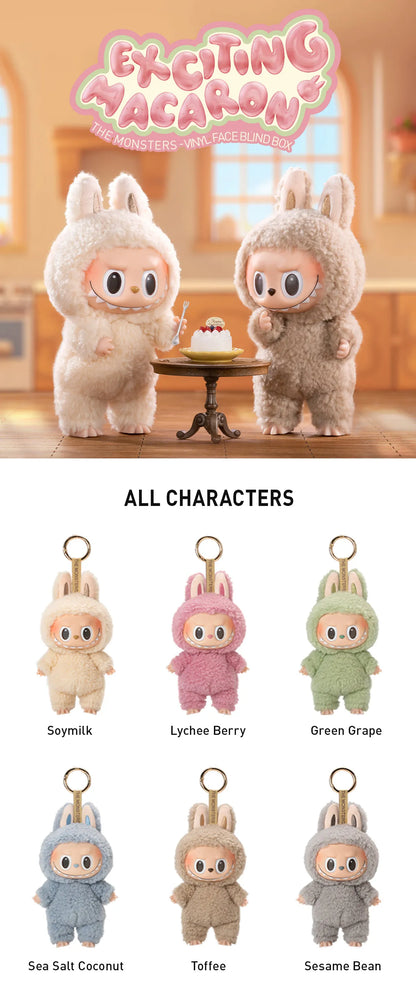 Pop Mart The Monsters Labubu Exciting Macaron Vinyl Face Blind Box Collectible Figure - Limited Edition