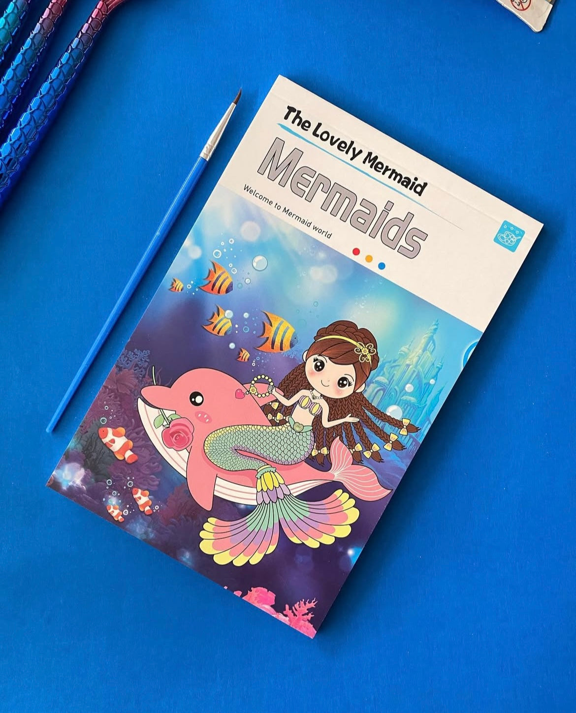 🧜‍♀️ The Lovely Mermaid & Unicorn Water Painting Books