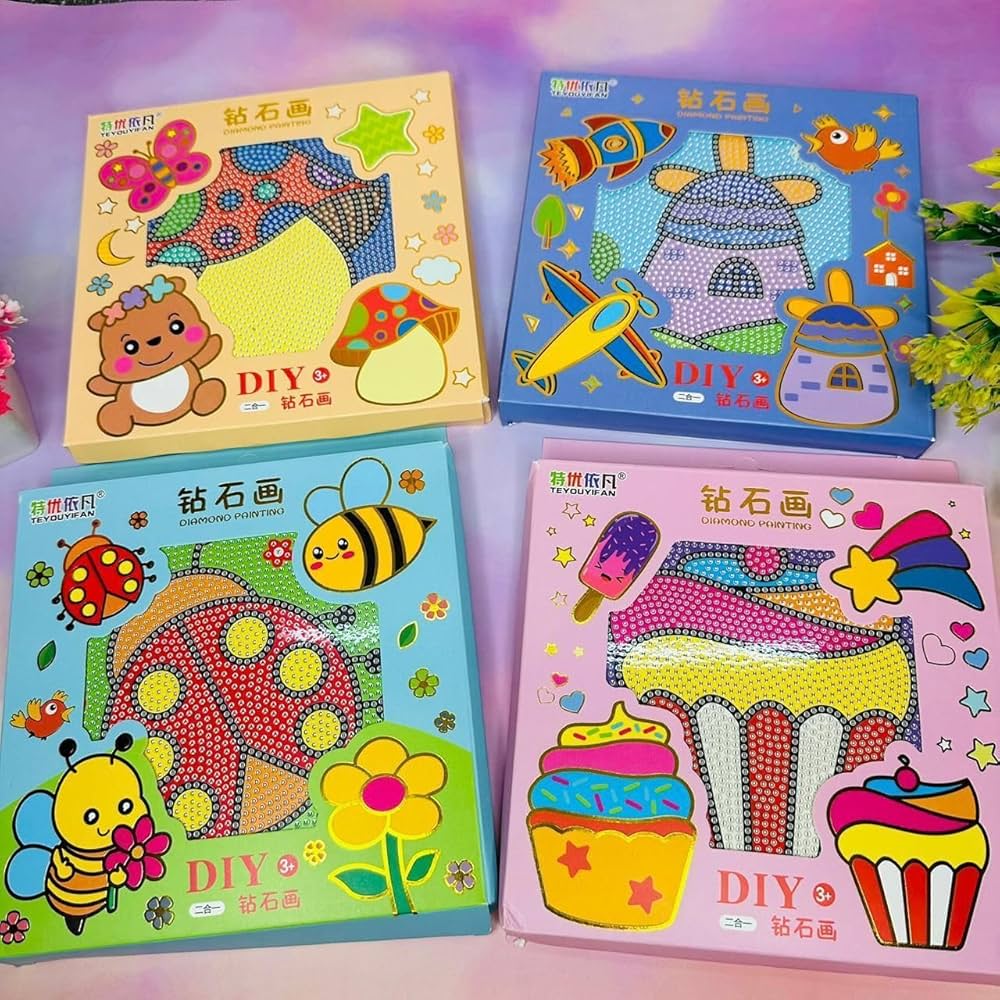 DIY Diamond Painting Kit – Perfect Return Gift for Kids 🎨✨