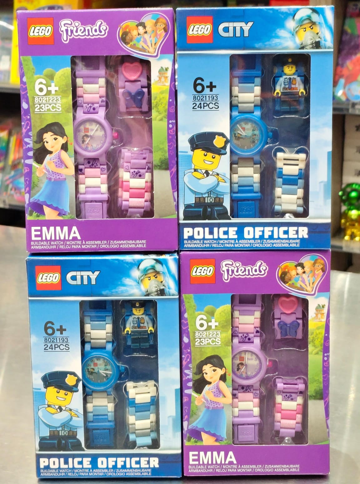 Original LEGO Watches with Box Packing – 7 Themes Available