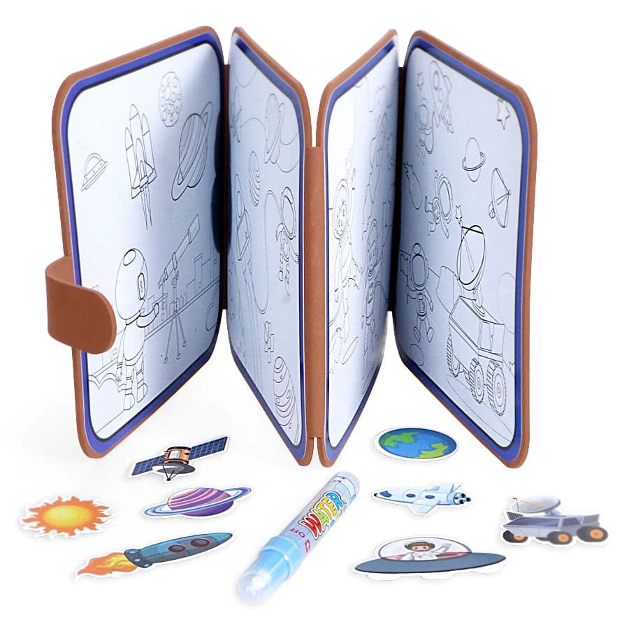 GB 33- GB 36 🎨 Raksha Bandhan Magical Water Painting Gift Set – Rakhi, Chocolates & Activity Book (Age 3+)
