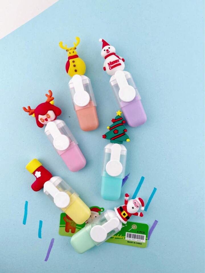 Christmas Special Mini Highlighter Set (Set of 6)