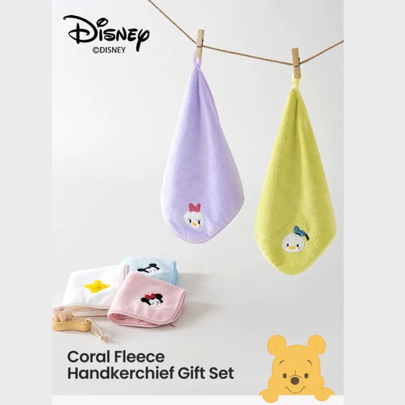 Disney-Inspired Kids Hand Towels / Napkins – Gift Set of 5 | Soft & Fun Towels for Kids & Toddlers