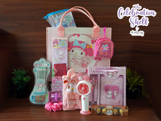 Sanrio My Melody Gift Hamper for Girls | Rakhi Special Kids Hamper 2025 | Kawaii Stationery & DIY Set (Limited Edition)