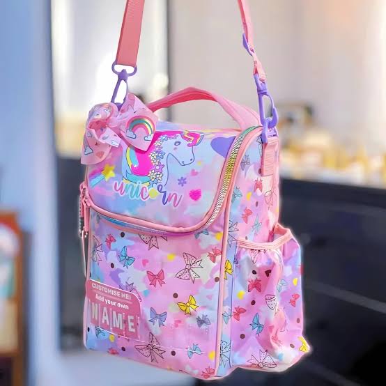 Customisable Insulated Lunch Bag – Sports, Unicorn, Space, Dino Theme & More (Vest Brand Inspired)
