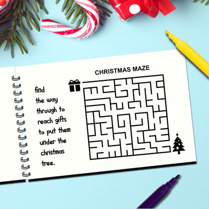 Personalized Christmas Coloring Book
