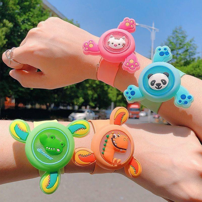 🌀 LED Mosquito Repellent Spinner Band – Fun & Functional Reusable Rakhi