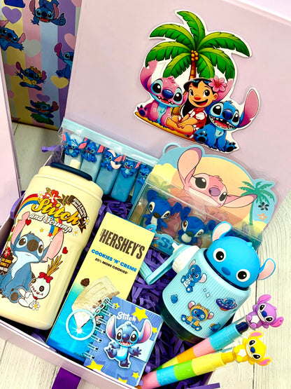 HK- 02 Stitch-Inspired Rakhi Hamper | Premium Gift Hamper for Kids & Sisters | Cute Raksha Bandhan Gift Set