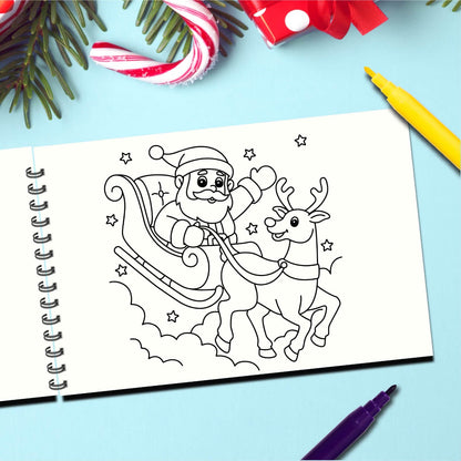 Personalized Christmas Coloring Book