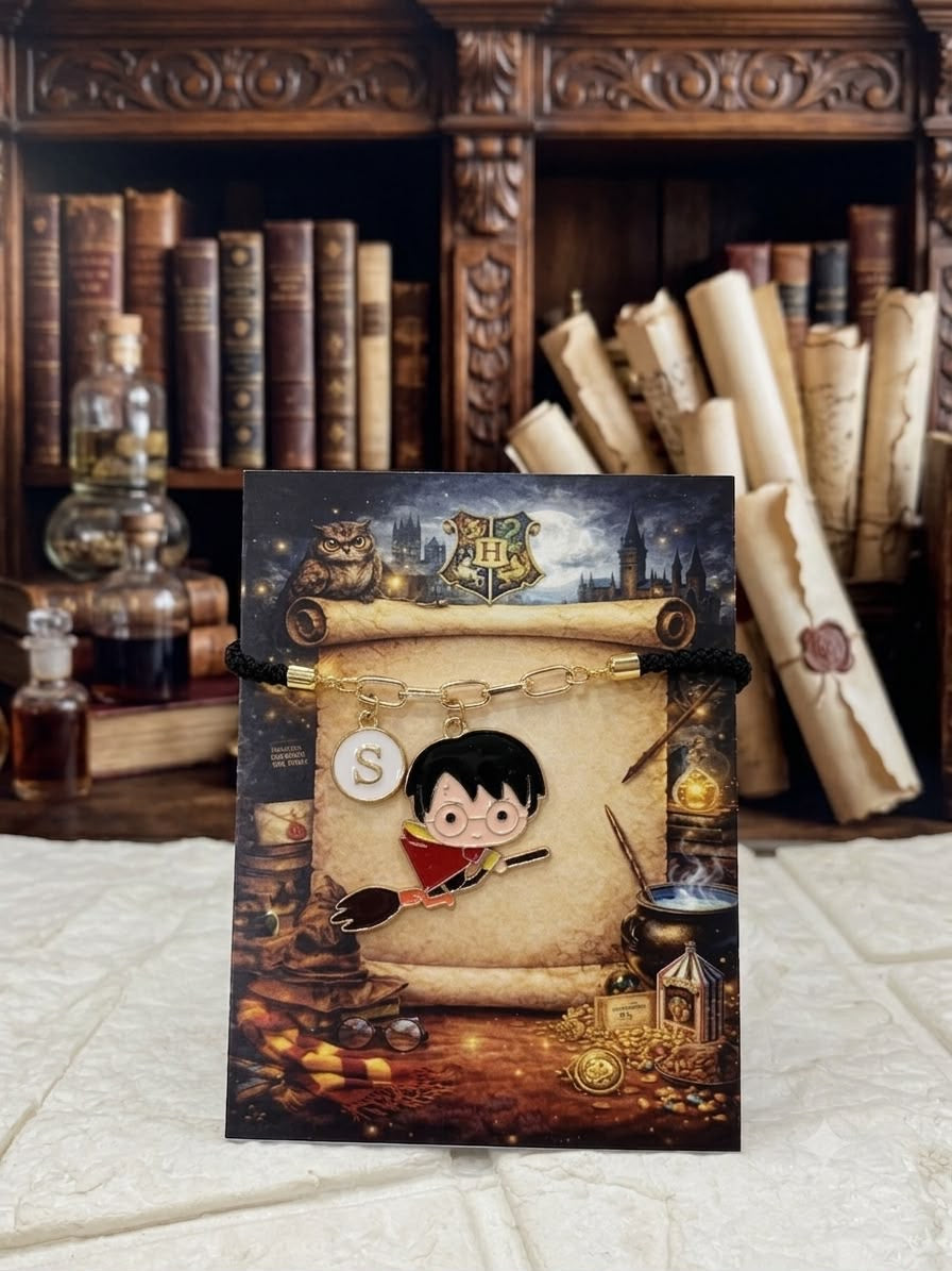 HK- 04 Personalized Harry Potter Gift Combo | Harry Potter Rakhi Gift Hamper with Backpack, Towel & UNO | Free Shipping