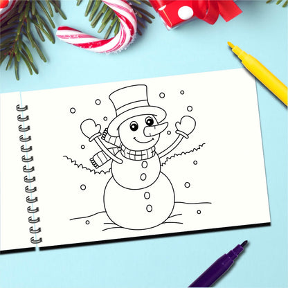 Personalized Christmas Coloring Book