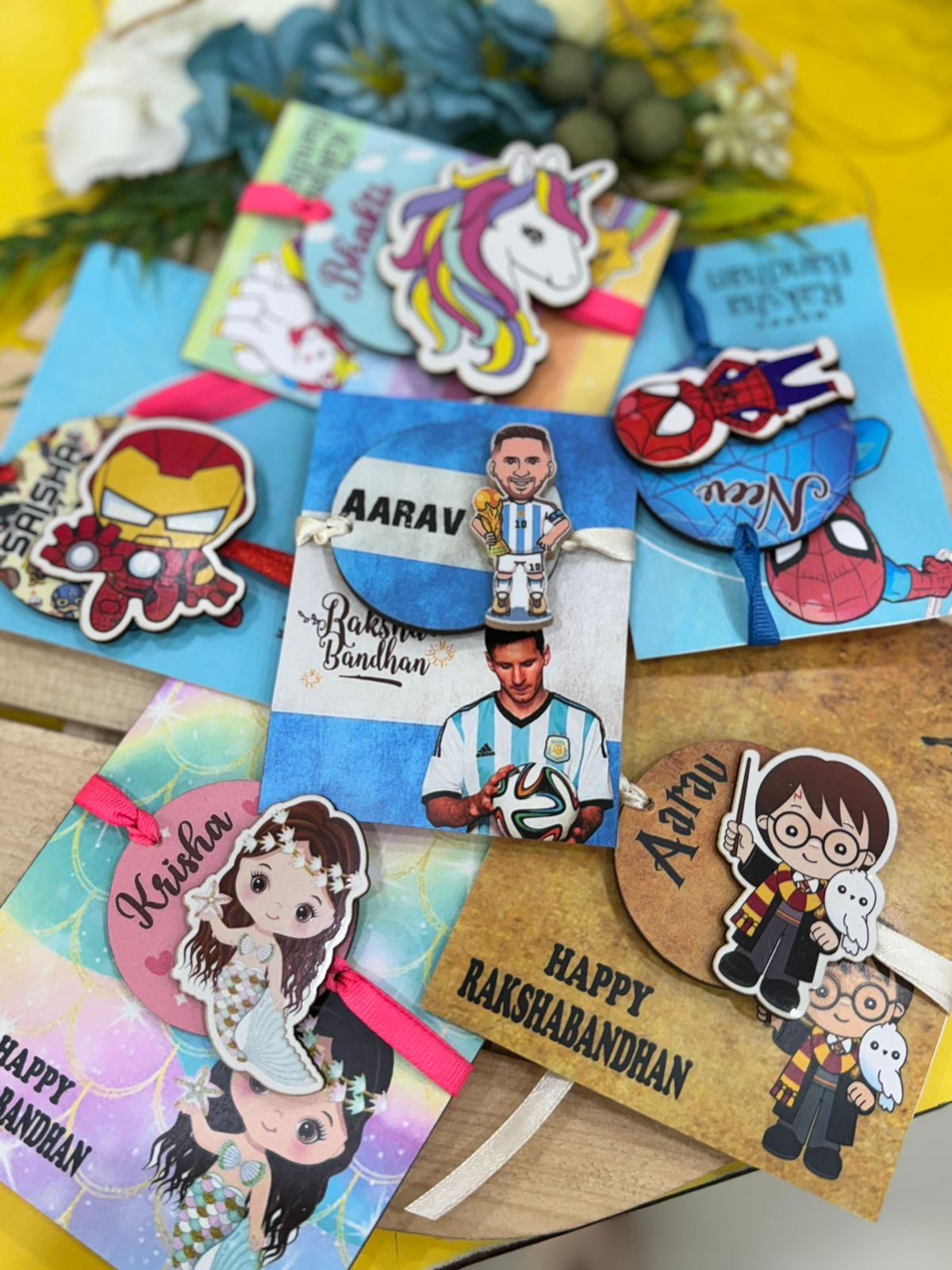 Personalised Rakhi Gift Set for Kids with Stationery Trunk, Chocolate & More– Raksha Bandhan 2025