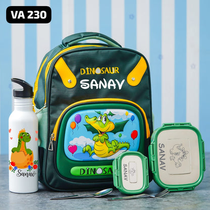 Personalized Kids Combo Set – Dino, Unicorn & Space Themes