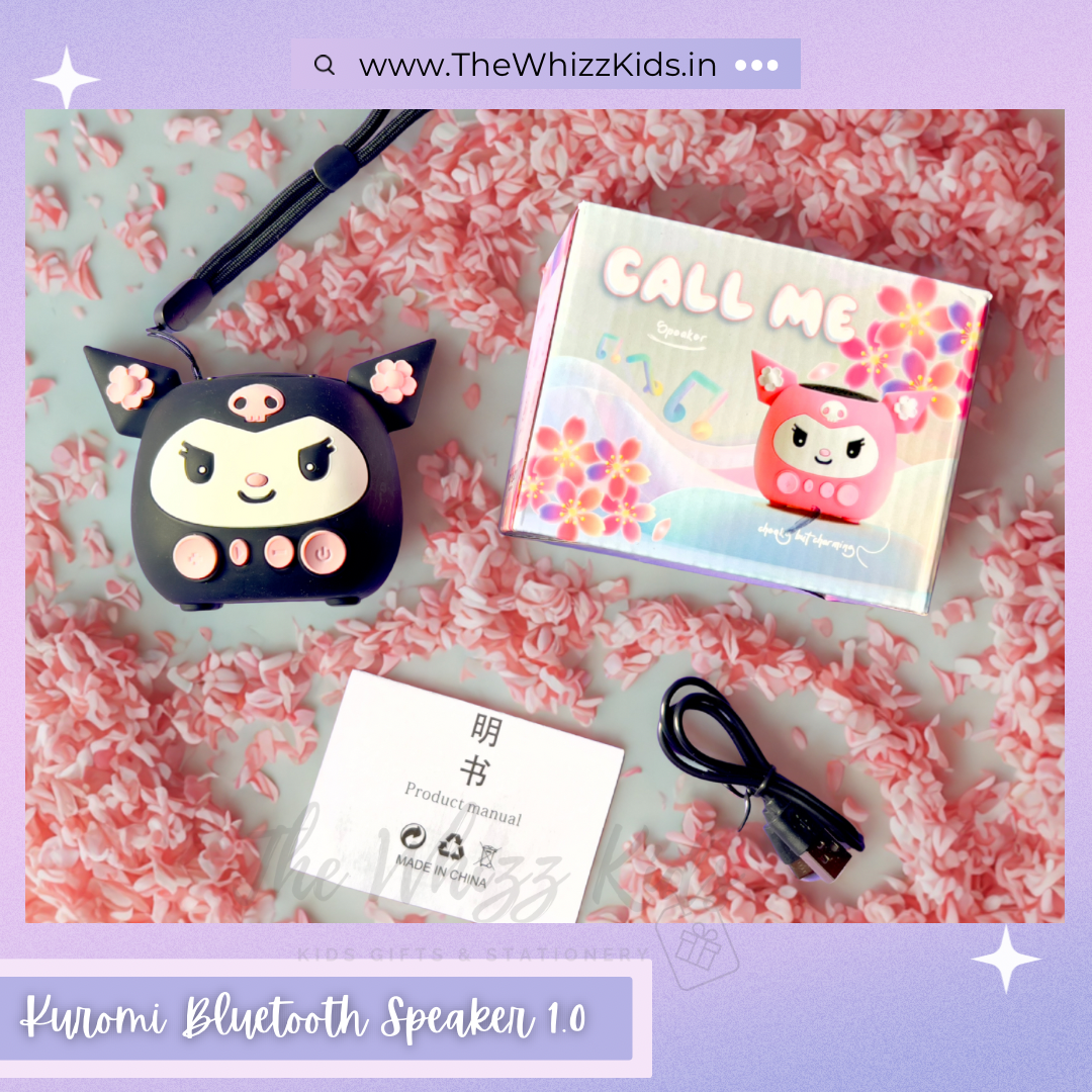 Kuromi Mini Bluetooth Speaker – Cute Wireless Speaker & Aesthetic Room Decor 1.0