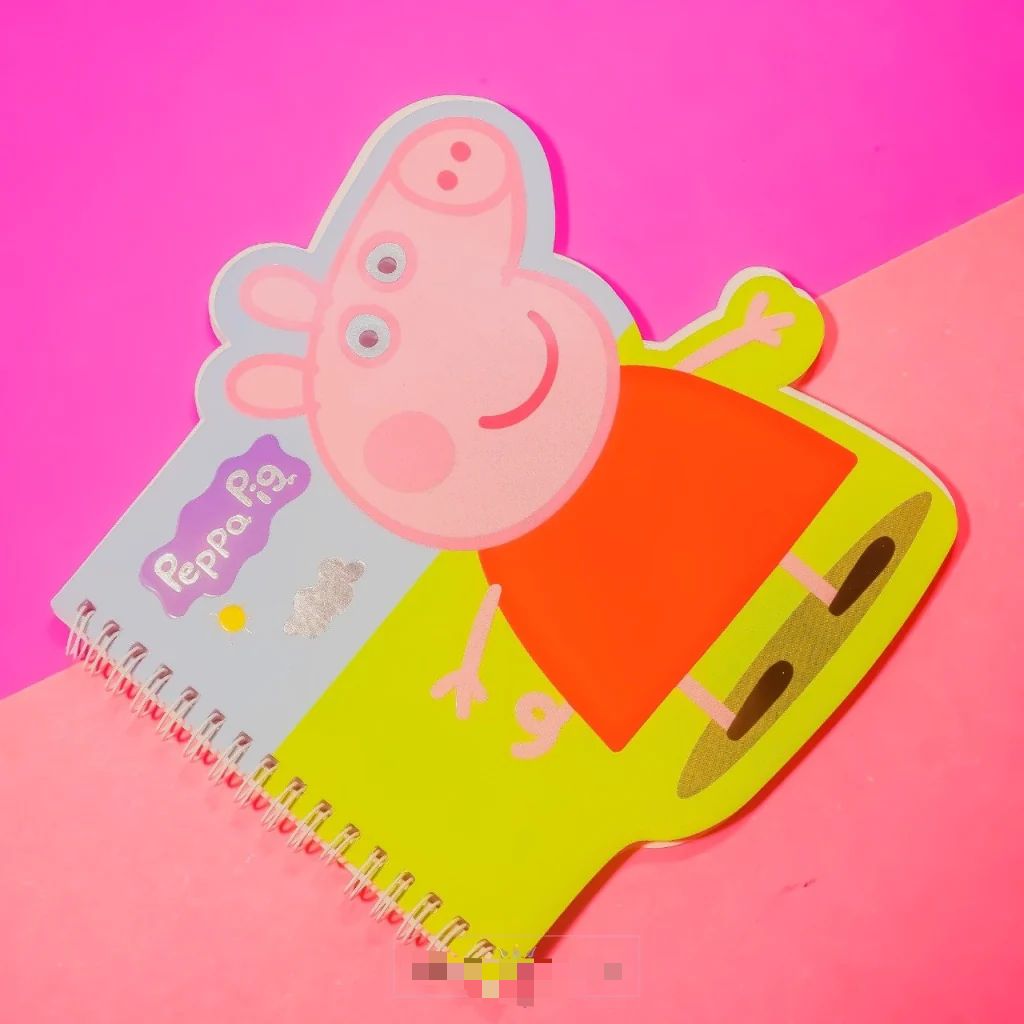 Peppa Pig Spiral Diary – Peppa Pig Cutout Shape