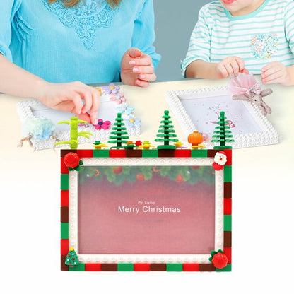 DIY Christmas LEGO Photo Frame Giftset Box