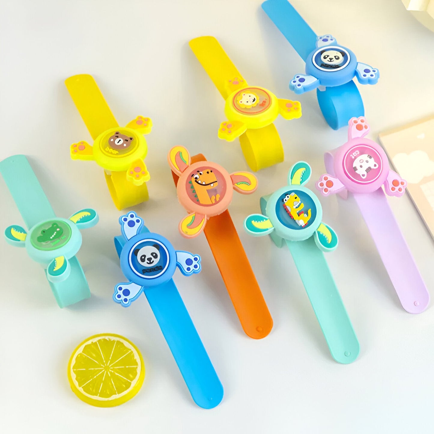 🌀 LED Mosquito Repellent Spinner Band – Fun & Functional Reusable Rakhi