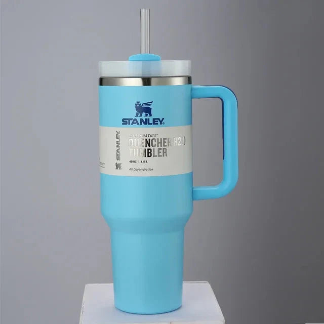 Pool Blue Stanley Quencher H2.0 1200 ML Insulated Tall Tumbler with Lid & Straw
