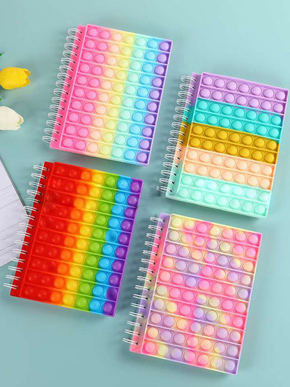 Rainbow Pop It Notebook- A5 Size