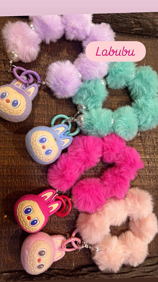 KN-29 🎀 Labubu Bag Charm Bracelet Rakhi for Little Girls – Limited Edition
