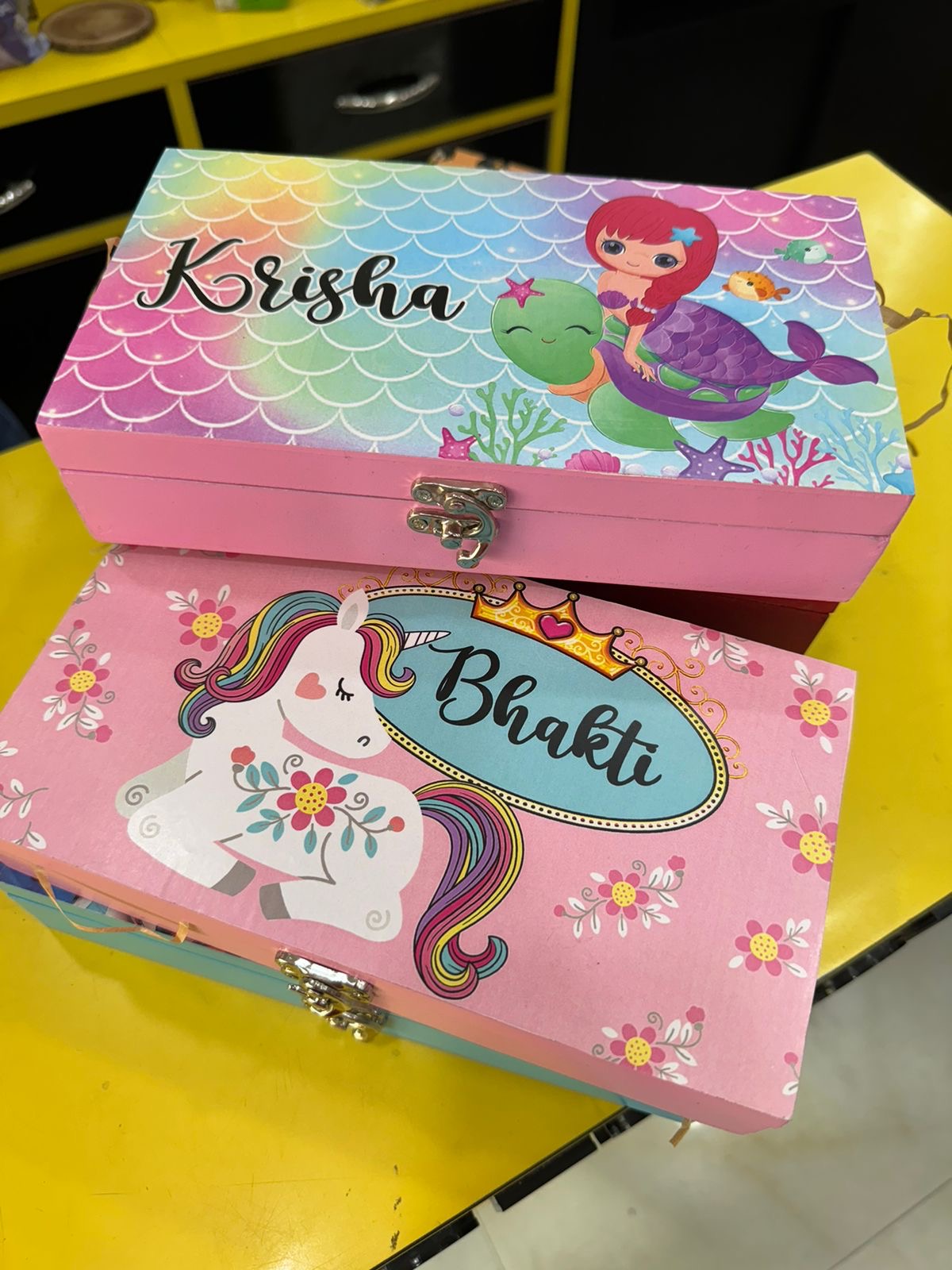 Personalised Rakhi Gift Set for Kids with Stationery Trunk, Chocolate & More– Raksha Bandhan 2025