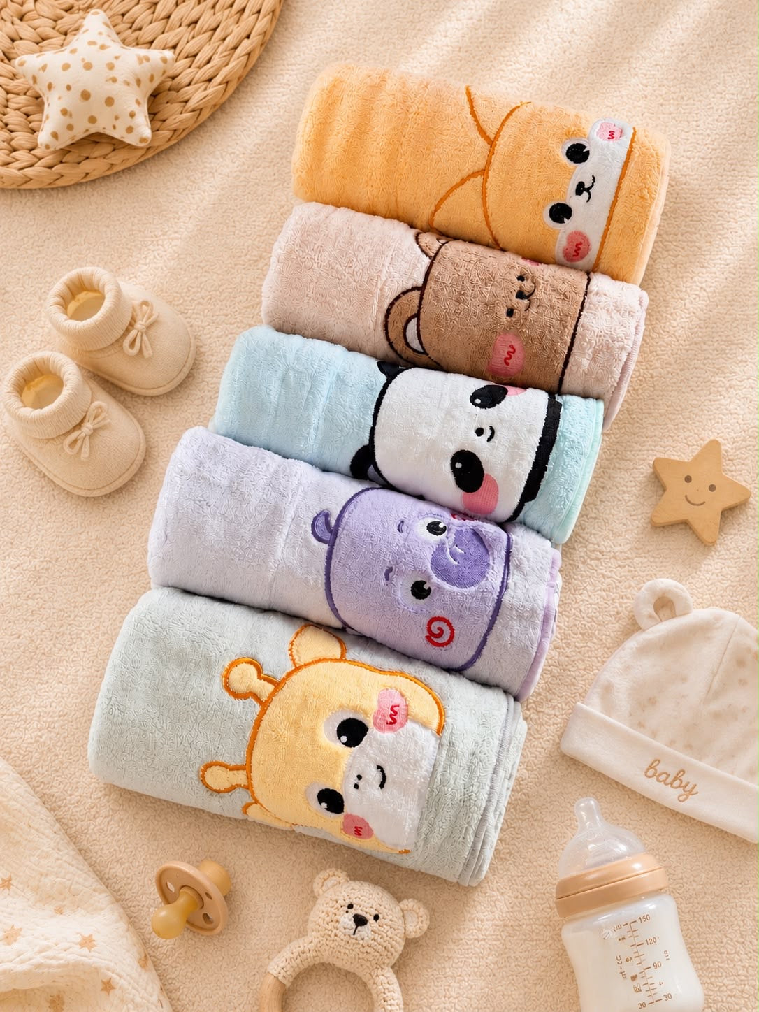 SKH- 07 Personalized Baby Towel with Toy Rakhi Gift Box | Newborn Baby Rakhi Gift | Raksha Bandhan 2026
