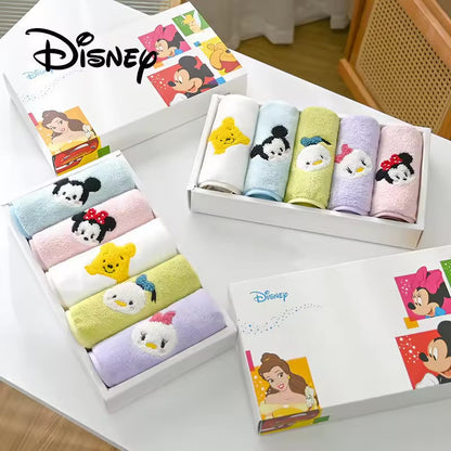 Disney-Inspired Kids Hand Towels / Napkins – Gift Set of 5 | Soft & Fun Towels for Kids & Toddlers