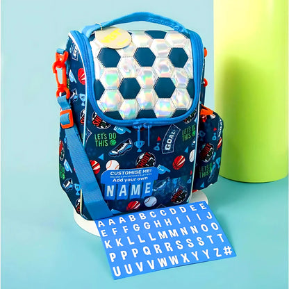 Customisable Insulated Lunch Bag – Sports, Unicorn, Space, Dino Theme & More (Vest Brand Inspired)