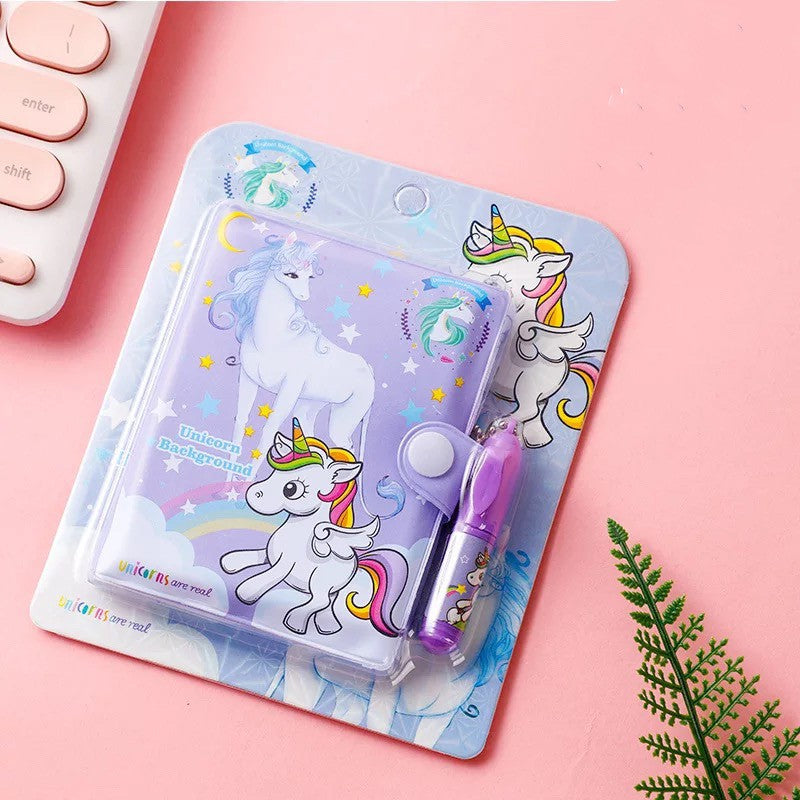 Unicorn Pocket Diary & Pen Set – Cute Gift for Kids & Unicorn Fans