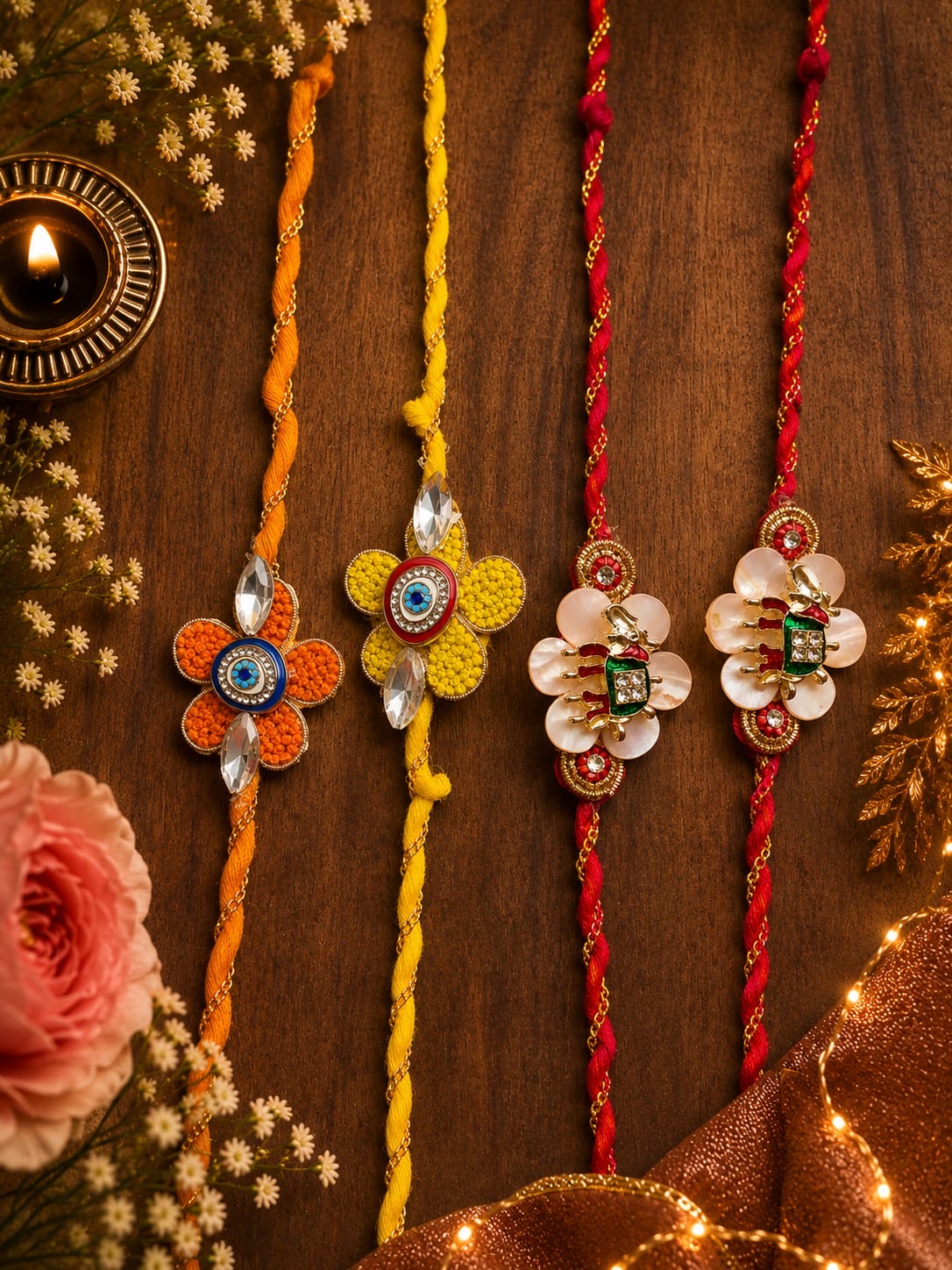 Evil Eye & Metal Elephant Rakhi for Brother | Traditional Designer Rakhi | Protective Rakhi for Bhai 2026