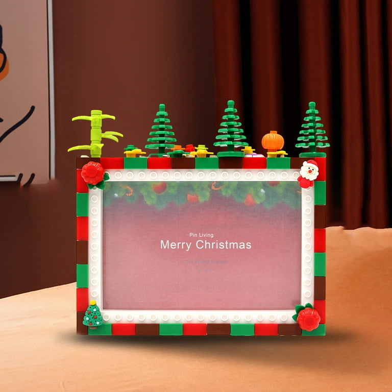DIY Christmas LEGO Photo Frame Giftset Box